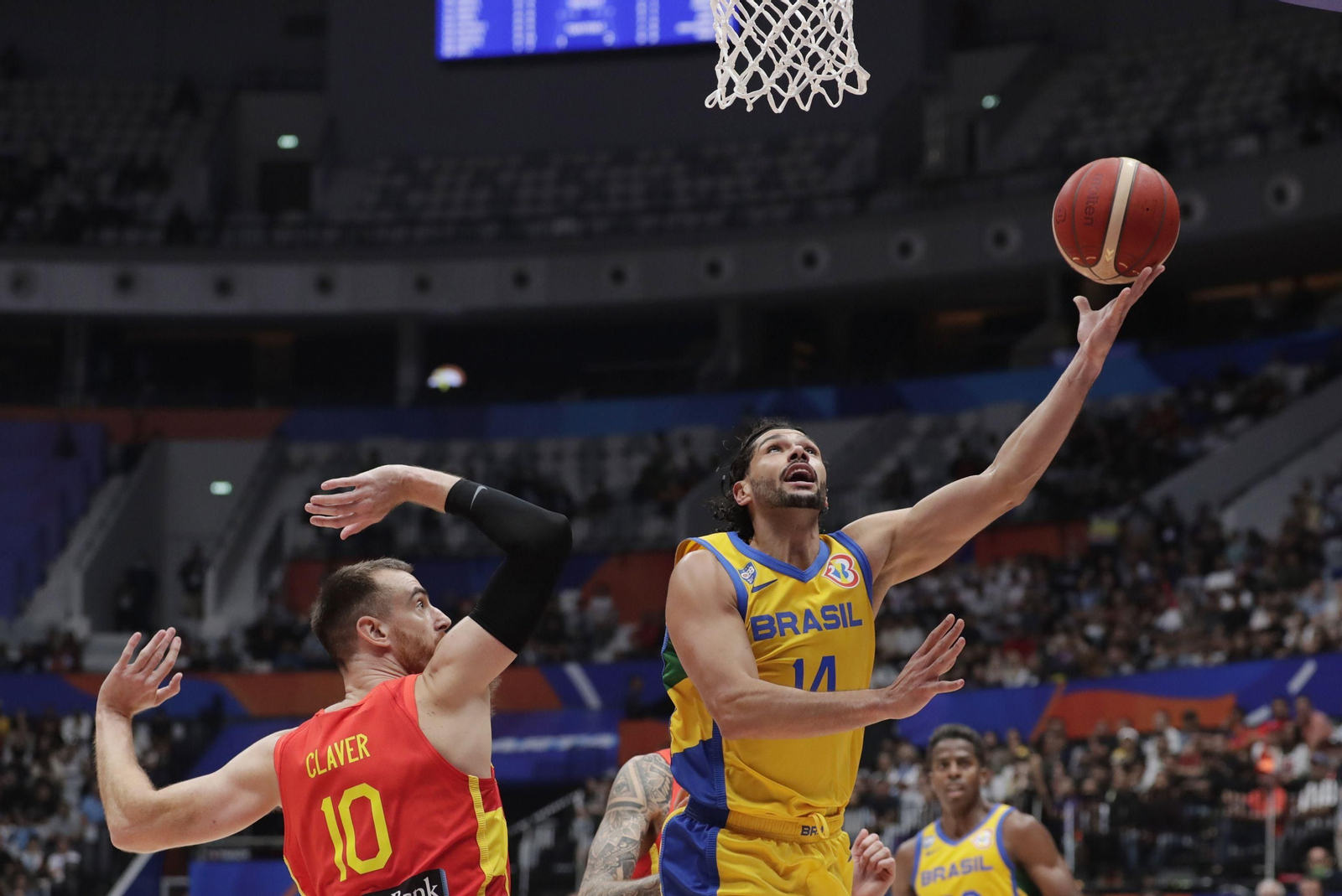 Las fotos del Brasil - España de baloncesto
