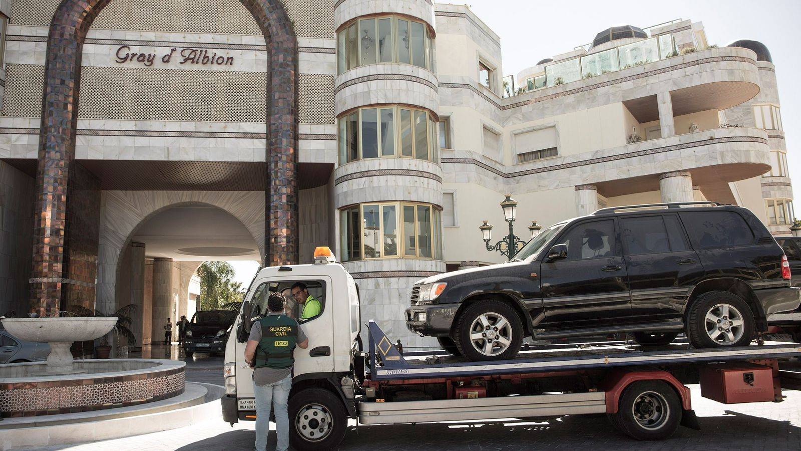 Registros a propiedades de Al Asaad en Marbella ordenados por la Audiencia Nacional en 2019.