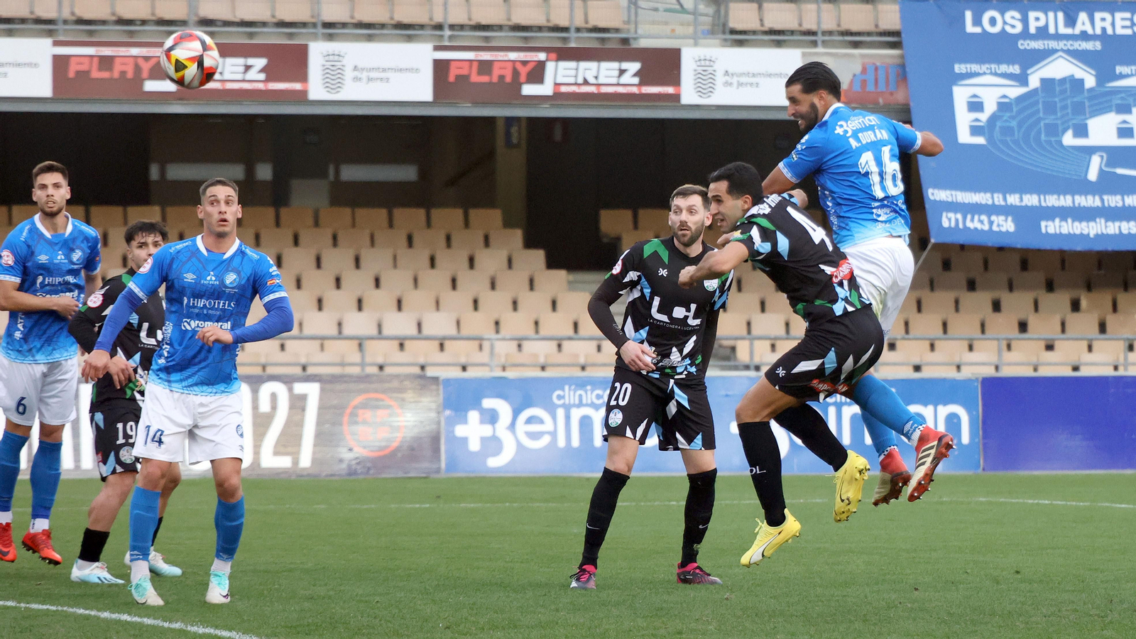 Partido entre Xerez DFC - Ciudad de Lucena en Chapín