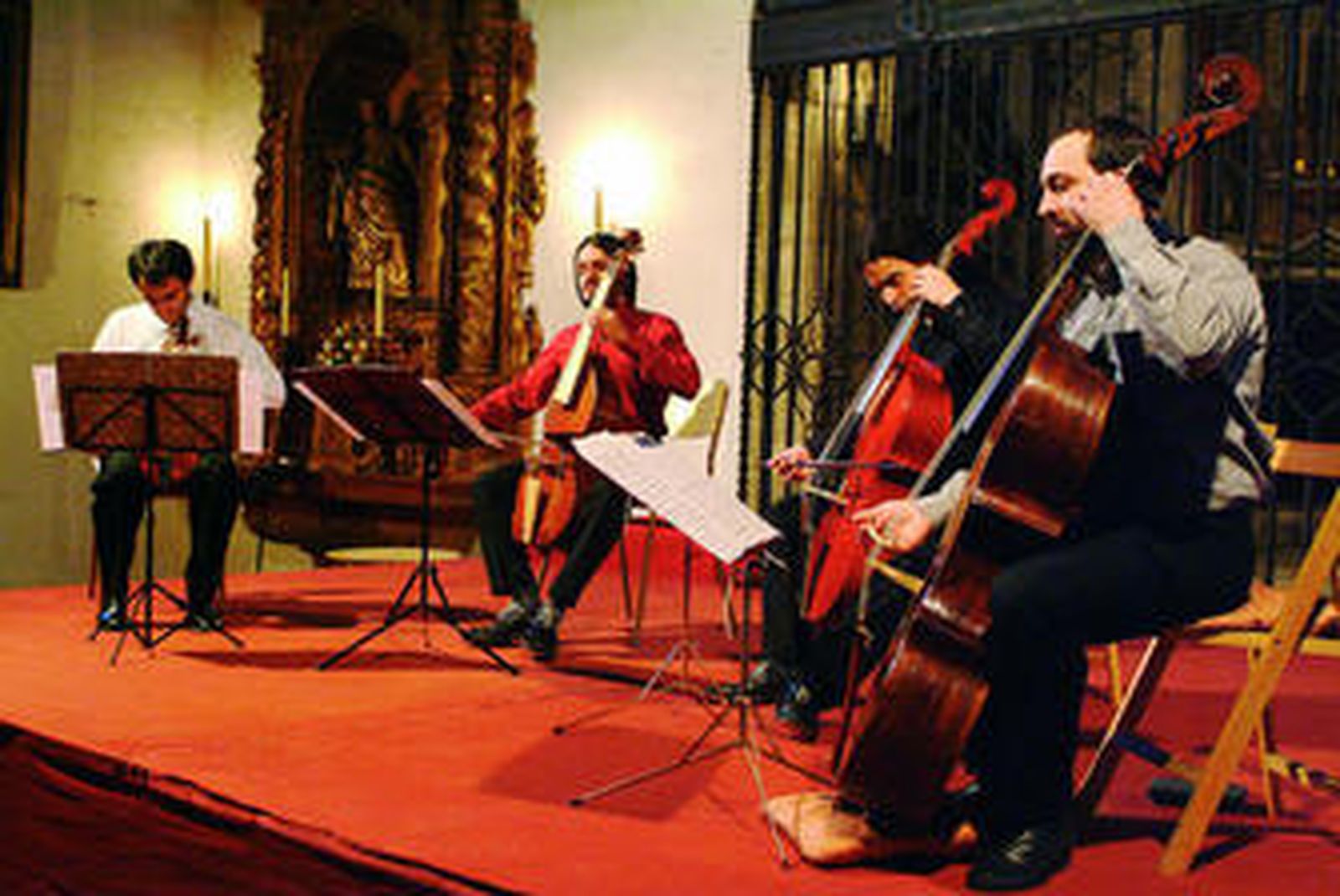 Il Suonar Parlante, el cuarteto liderado por el violista milanés Vittorio Ghielmi.