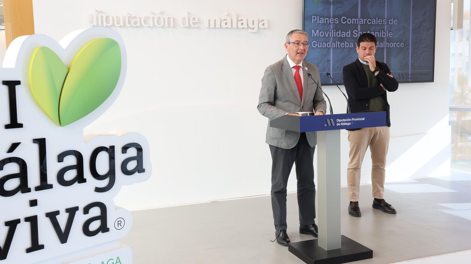 Francisco Salado, en la Diputación de Málaga. Francisco Salado, en la Diputación de Málaga.