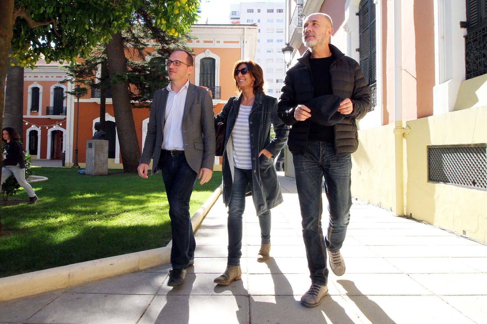 Imágenes de la entrega del premio Ciudad de Huelva a Darío Grandinetti.