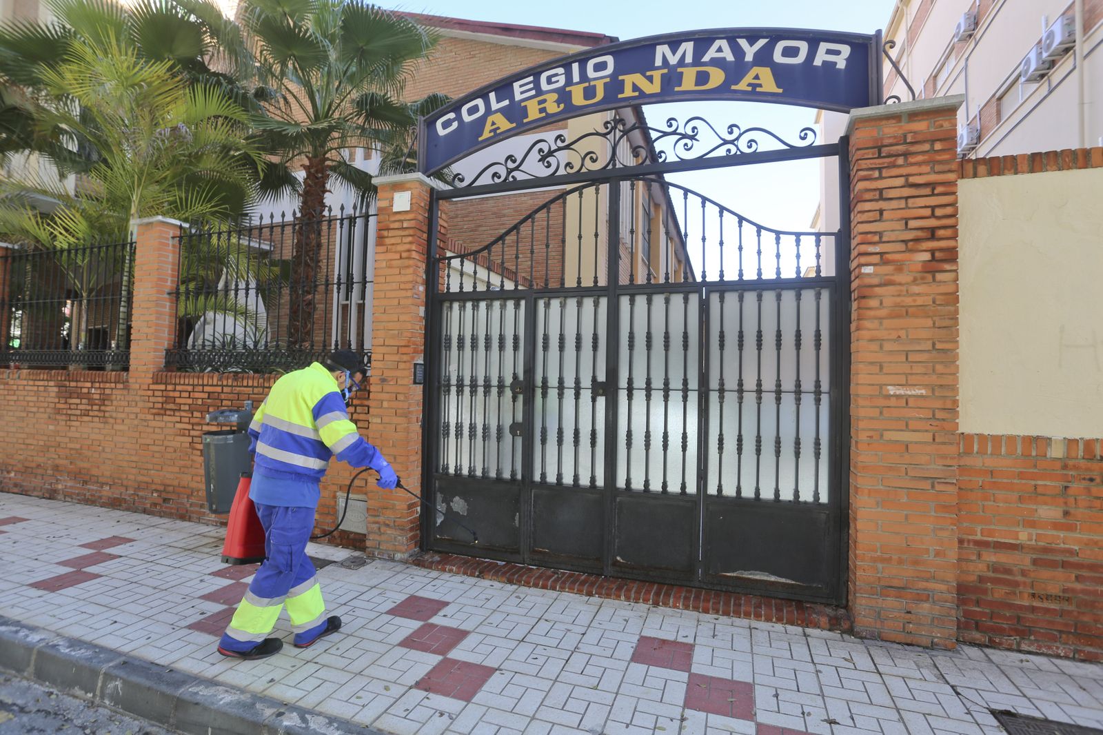 Residencia medicalizada para mayores con coronavirus en La Paz.