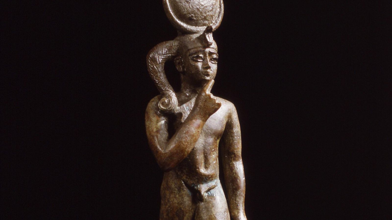 Figura de Harpocrates del Museo Arqueológico de Bolonia.