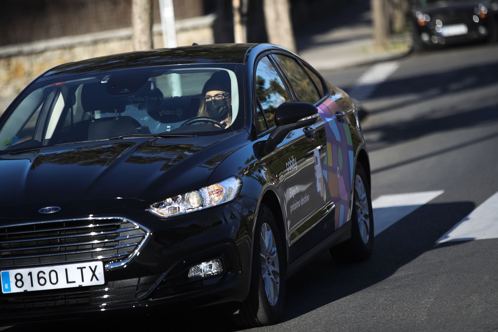 Uno de los VTC con los que opera Cabify.