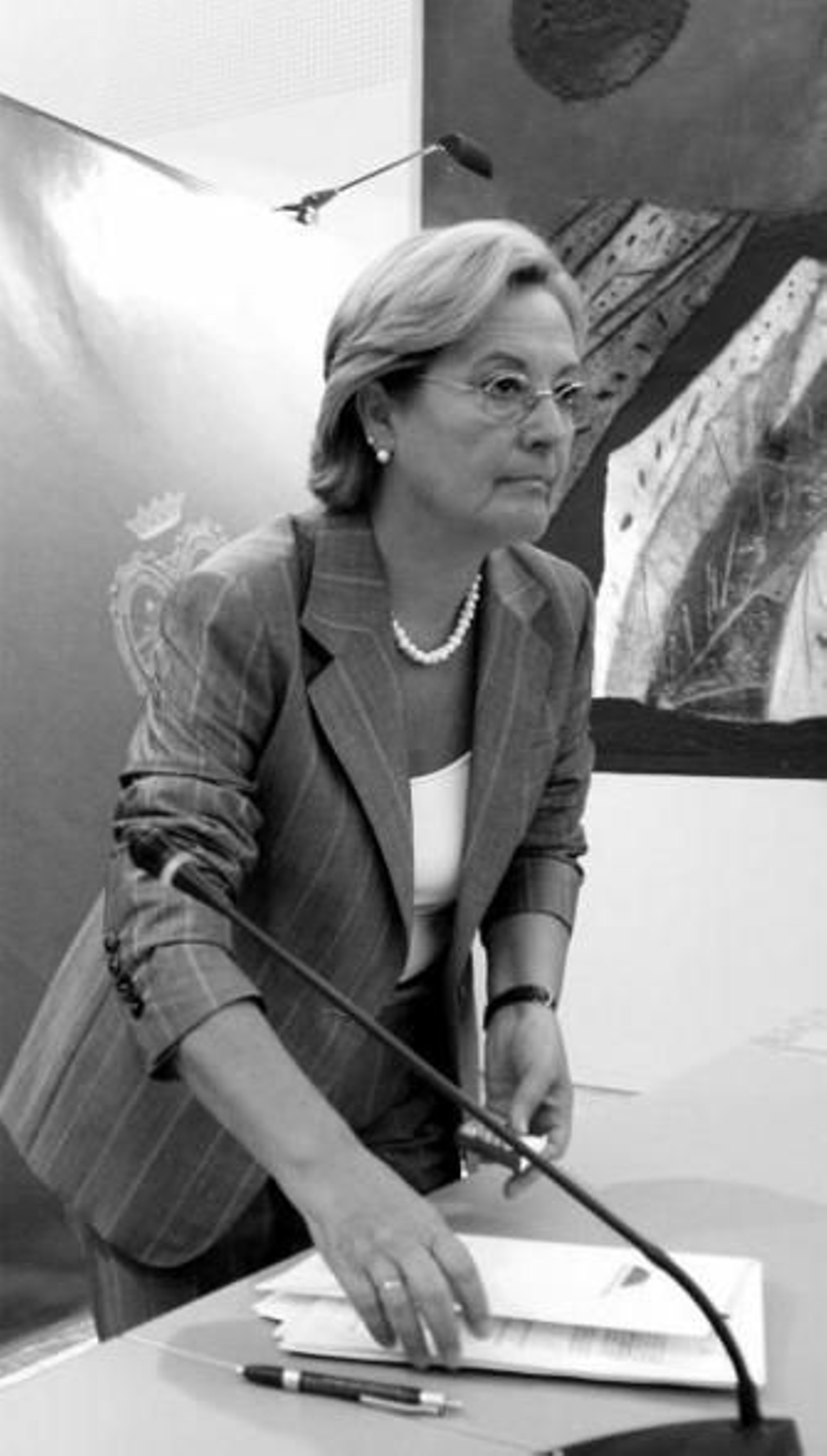 La presidenta de la Diputación, Petronila Guerrero.