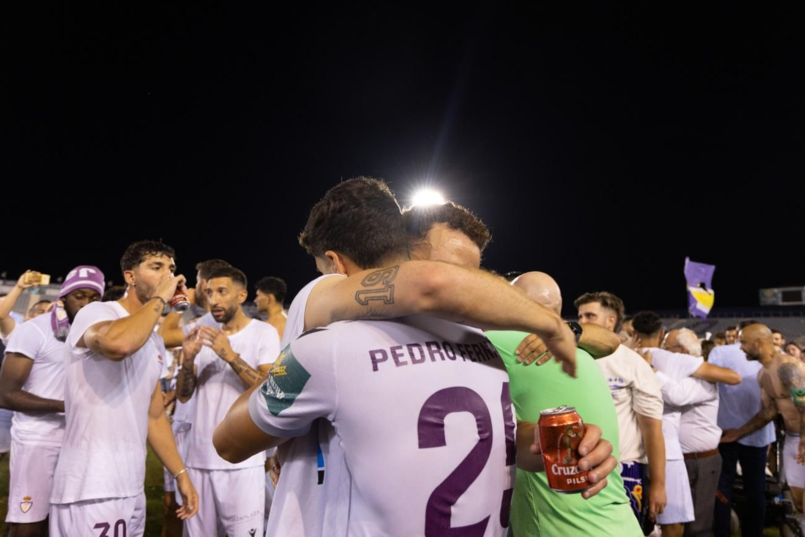 La celebración del Real Jaén.