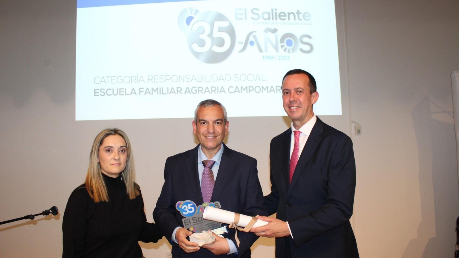 Camino Sánchez, José María Molina y José María Martín