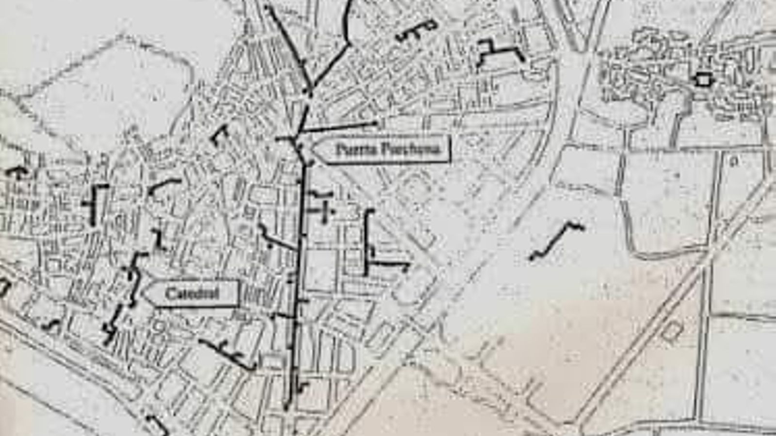 Plano completo de los refugios de la Guerra Civil en Almería.