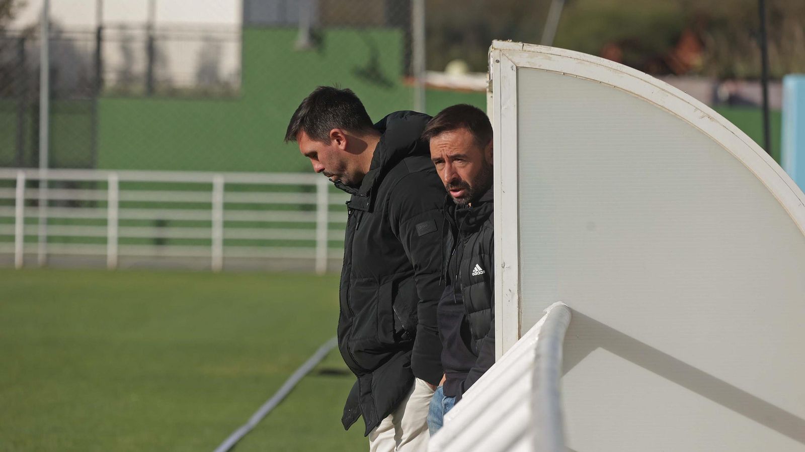 Miguel León, durante su etapa en el Algeciras.