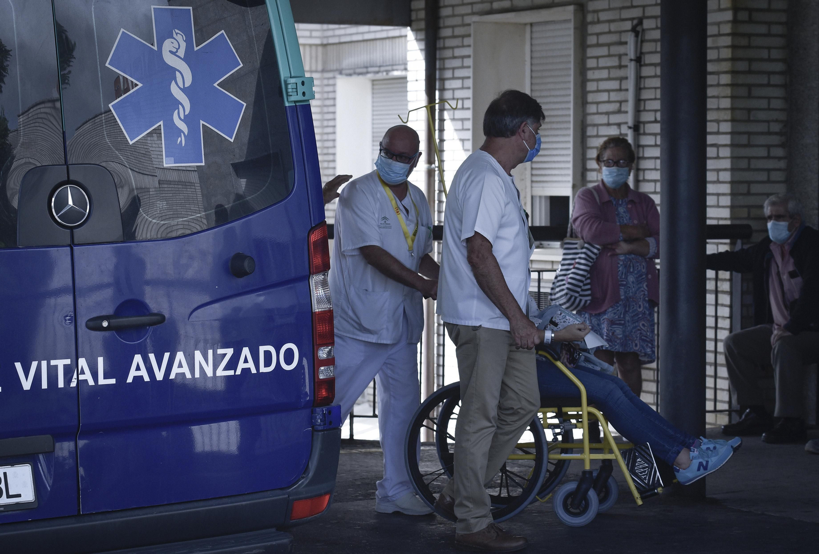 Los accesos a las Urgencias de un centro sanitario de Sevilla.