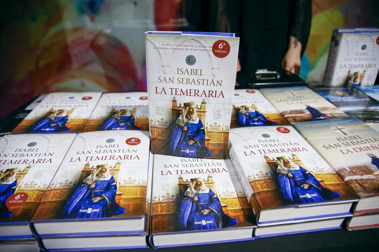 Las imágenes del diario de los libros con Isabel San Sebastián