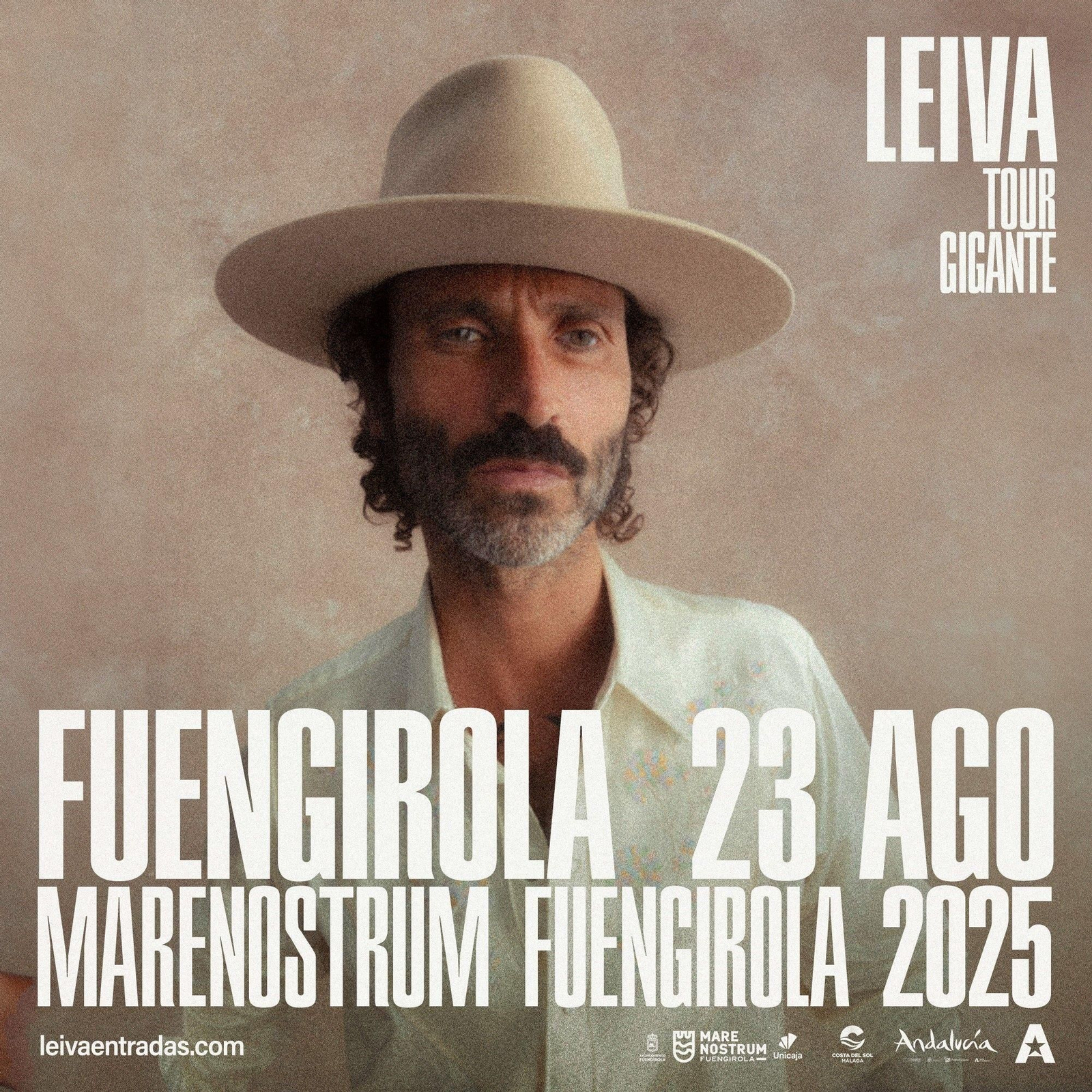 Leiva anuncia los conciertos de su gira 'Tour Gigante 2025' Leiva anuncia los conciertos de su gira 'Tour Gigante 2025'