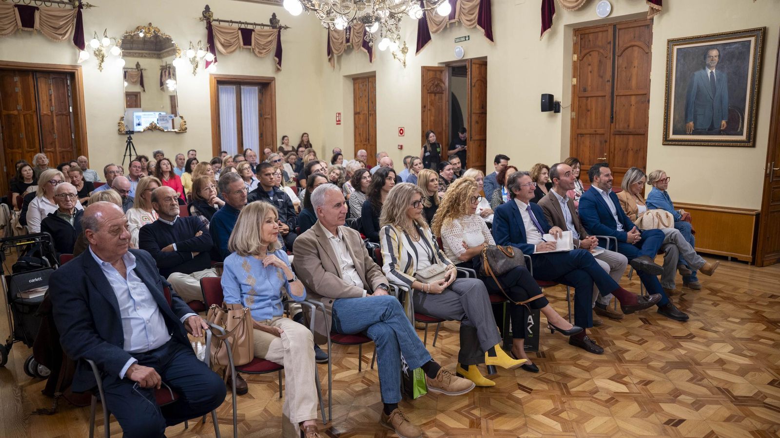 Aspecto que presentaba el Salón Noble de la Delegación del Gobierno de la Junta en Almería.
