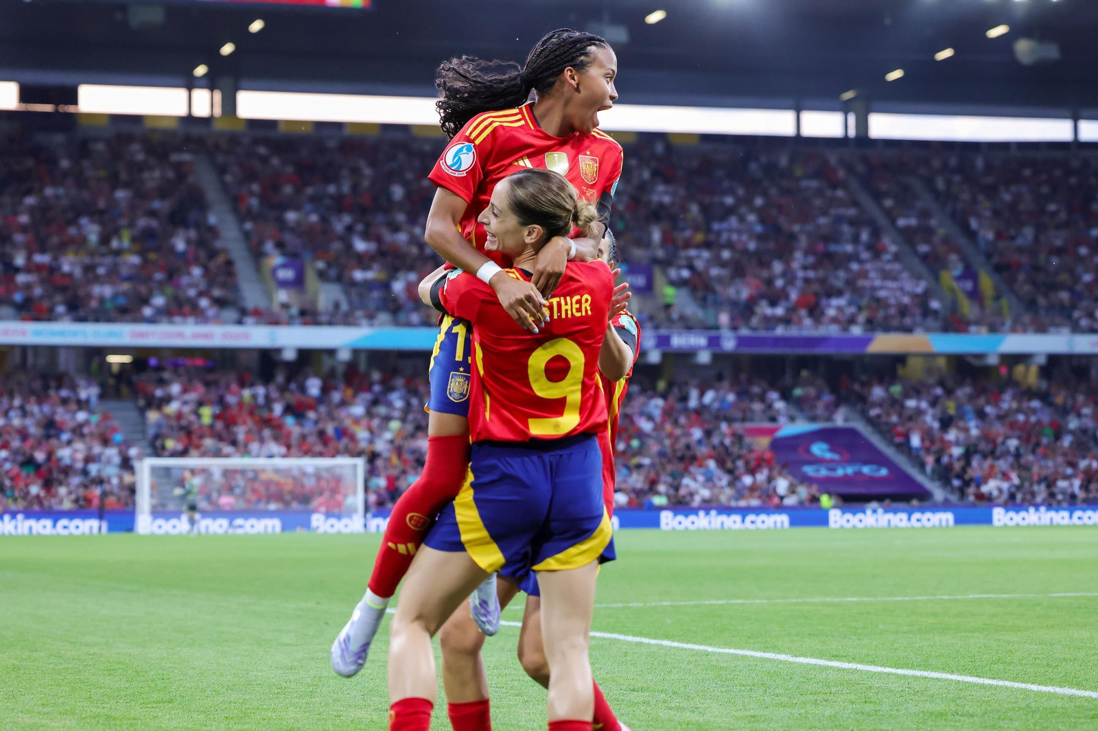 Las fotos del España-Portugal en la Eurocopa femenina