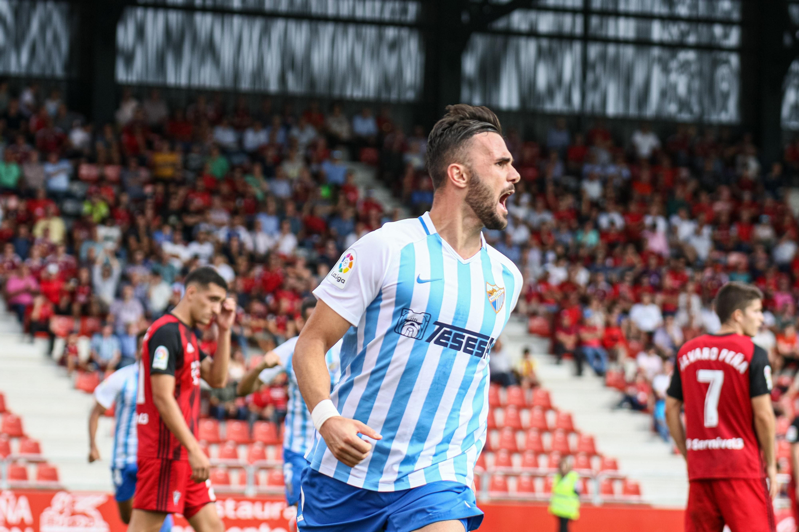 El Mirandés-Málaga CF, en fotos