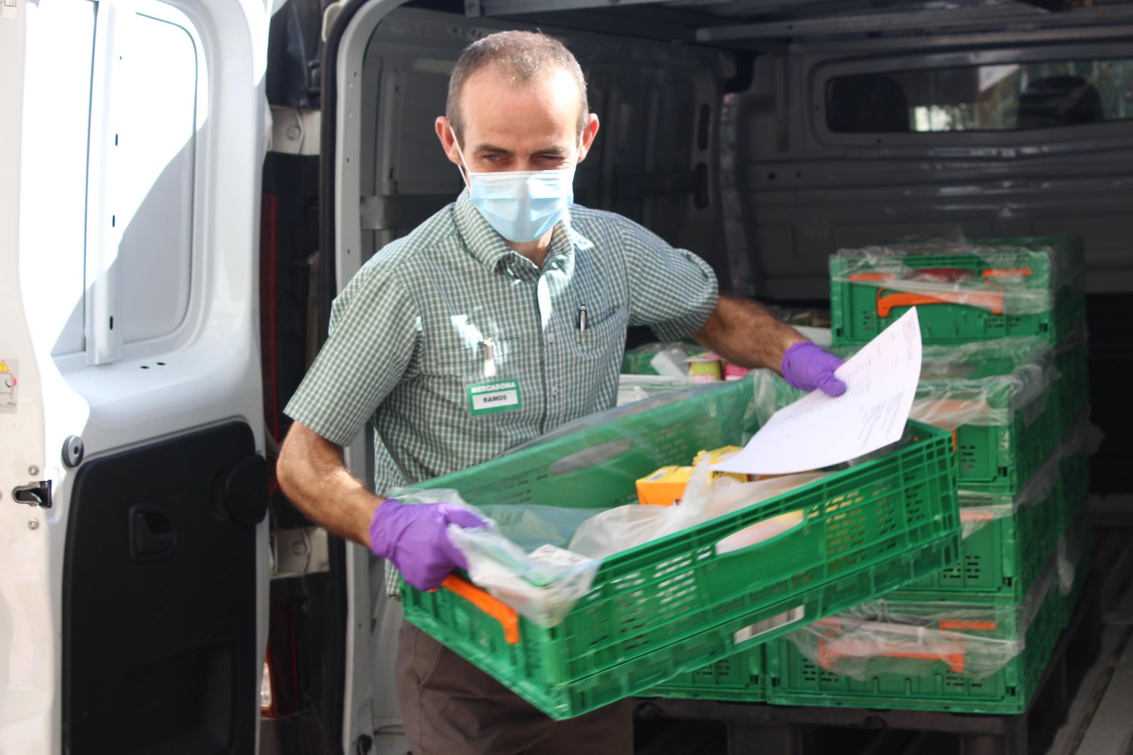 Trabajador de Mercadona.