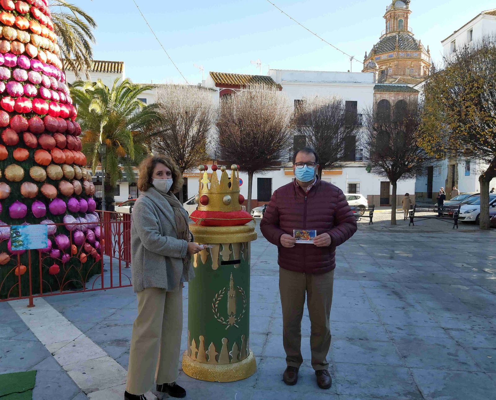 Presentación de los buzones reales en Carmona.