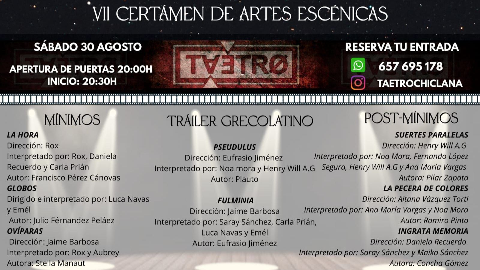 Cartel de esta actividad.