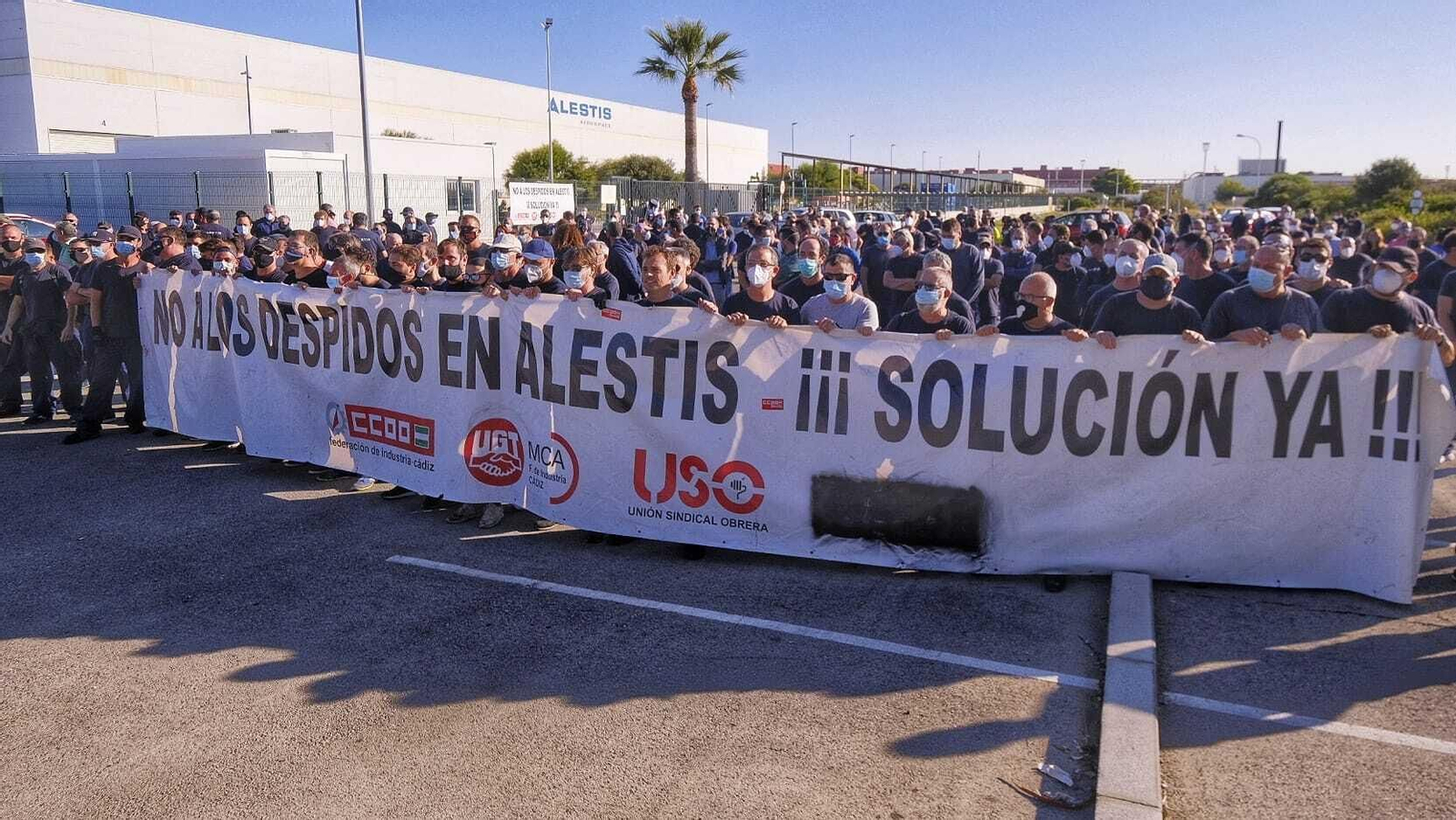 Movilizaciones de Alestis contra los despidos