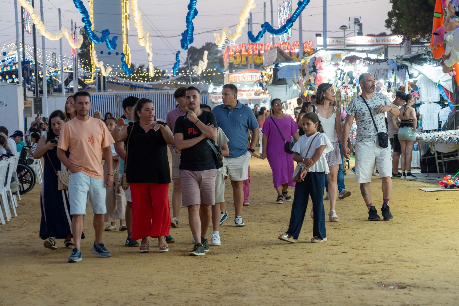 Colombinas 2025: Imágenes del ambiente el viernes 1 de agosto en las Fiestas Colombinas