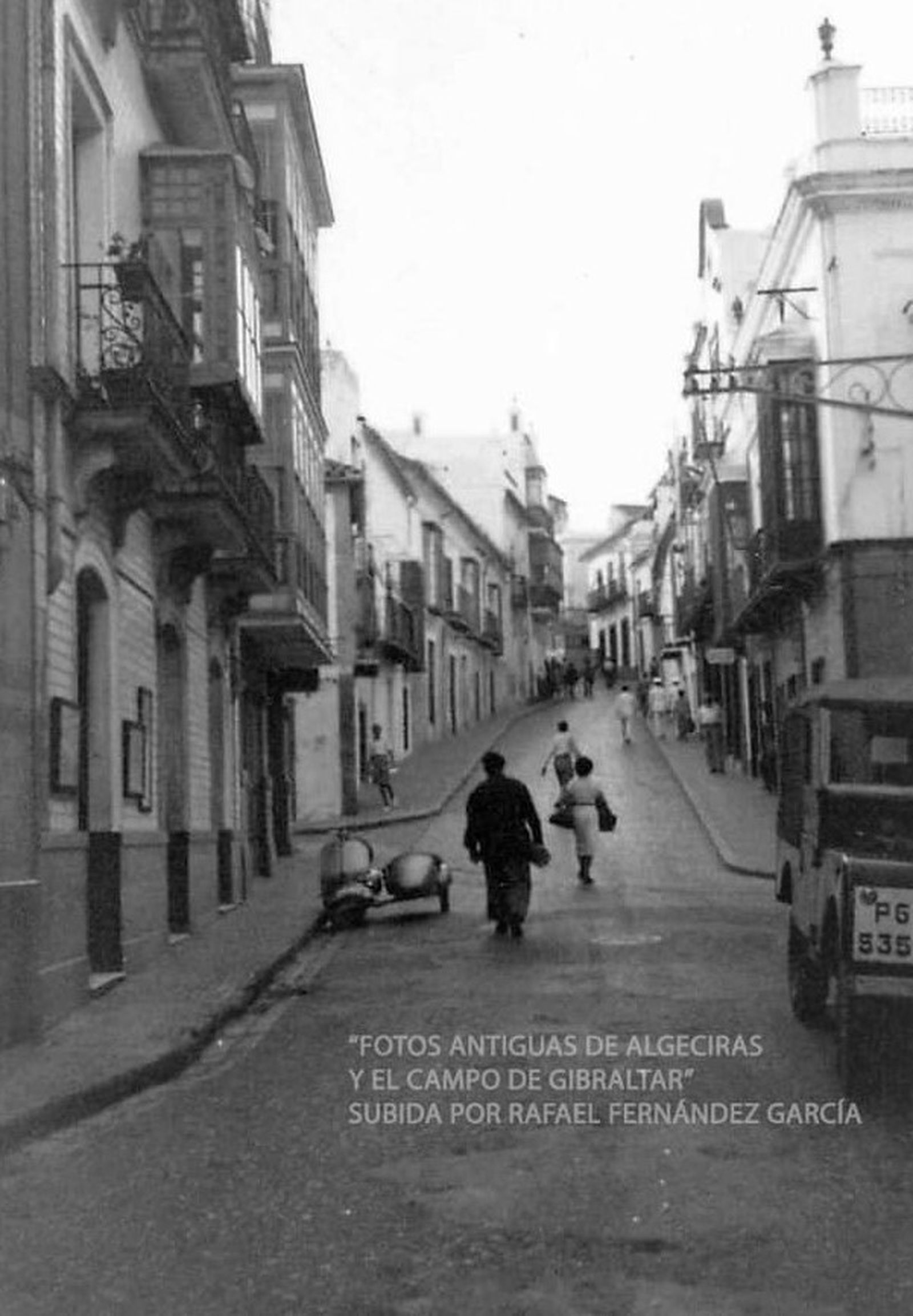 Calle Real, hacia 1955.