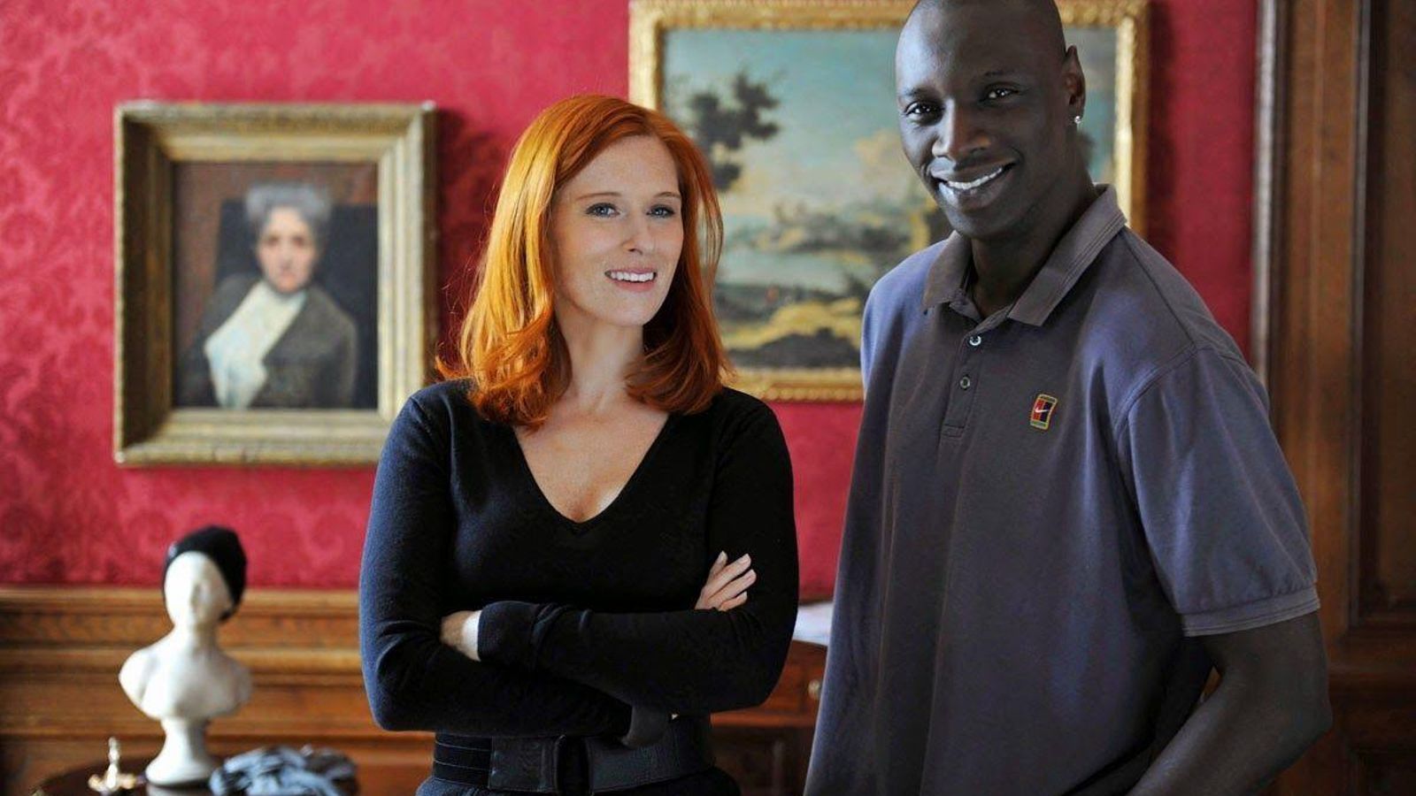 Audrey y Omar Sy en 'Intocable'