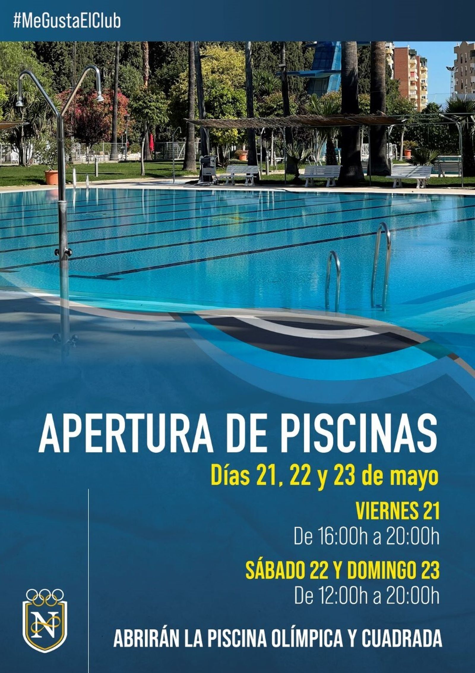 Imagen de una de las piscinas del Club Nazaret.