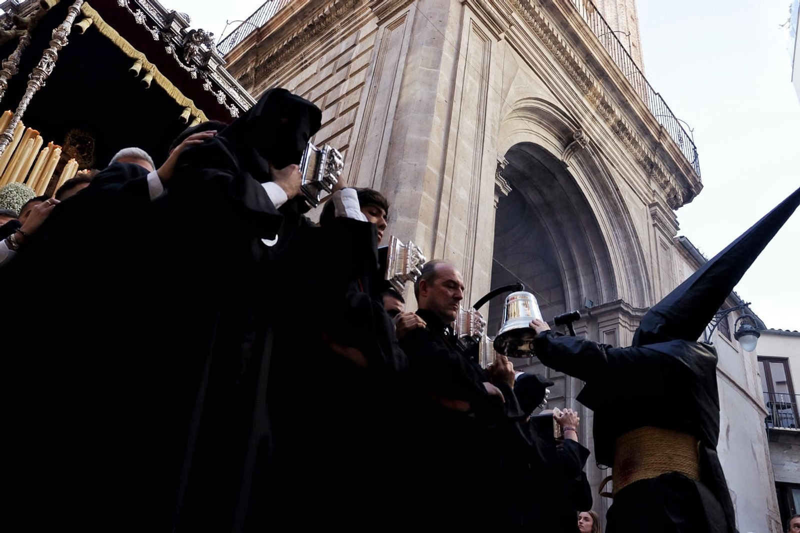 Dolores de San Juan en el Viernes Santo en Málaga, en imágenes
