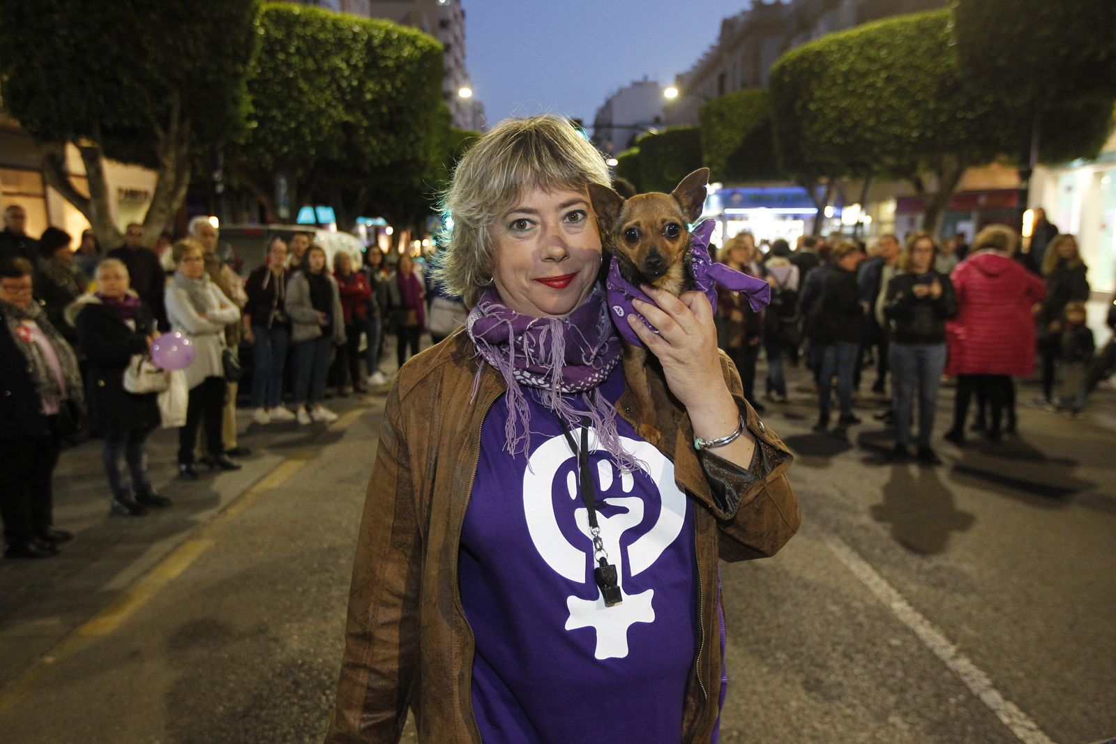 Fotogalería manifestación Día Internacional de la Mujer en Almería