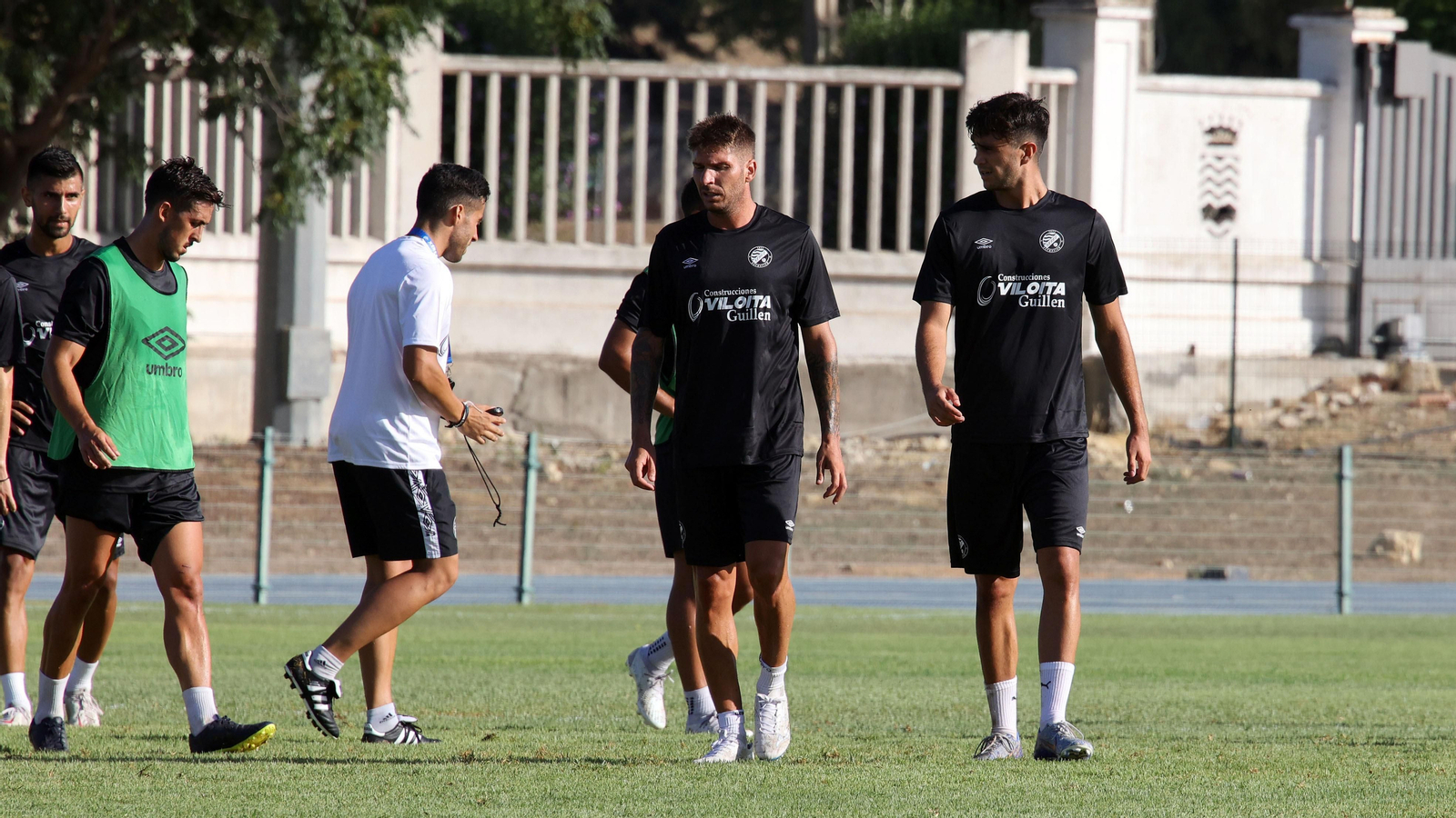 Lolo Garrido, en el primer entrenamiento de la pretemporada.