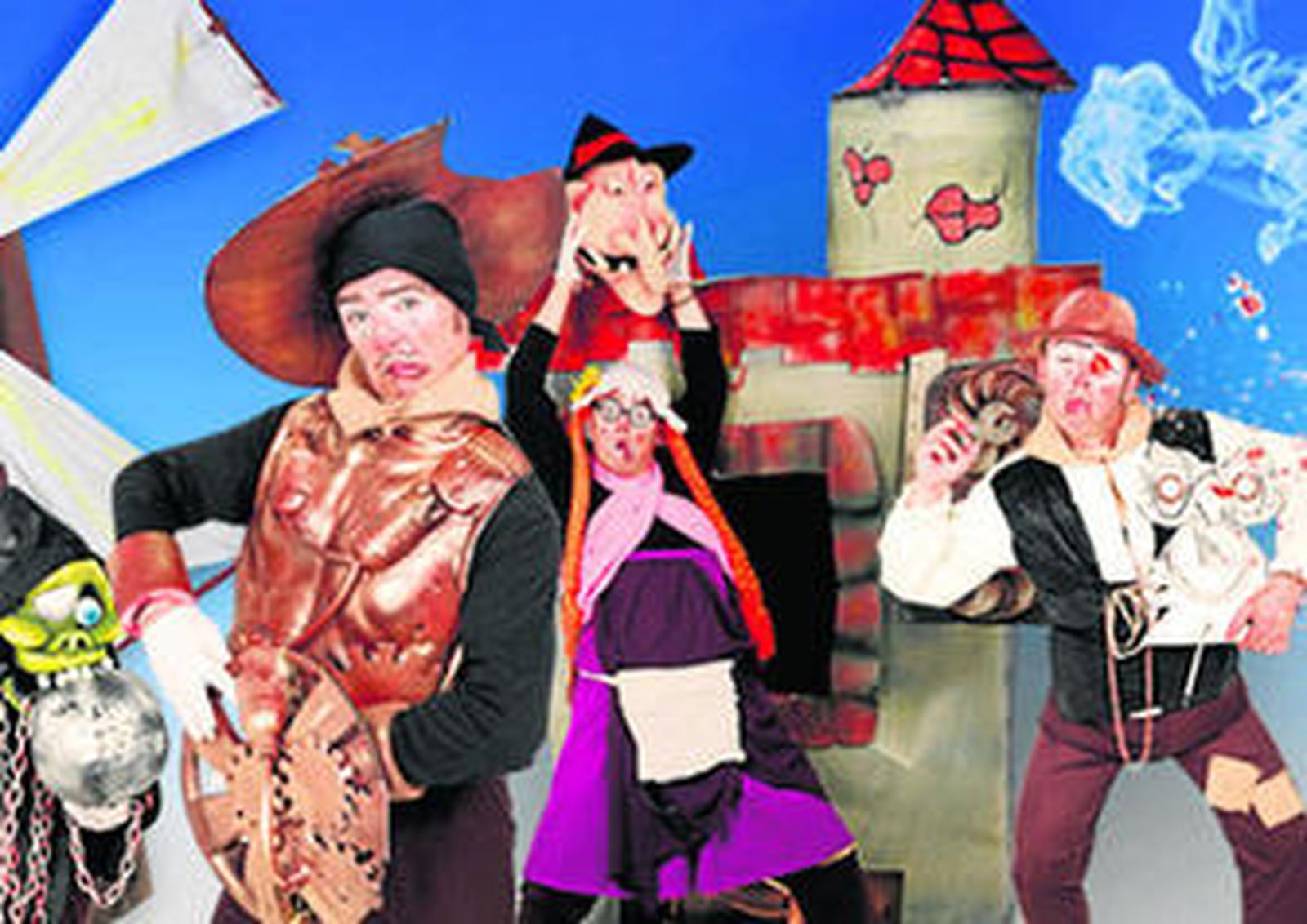 La compañía de Teatro Delírica El Grito interpretará "Las misteriosas aventuras de Don Quijote" el día 22 de abril.