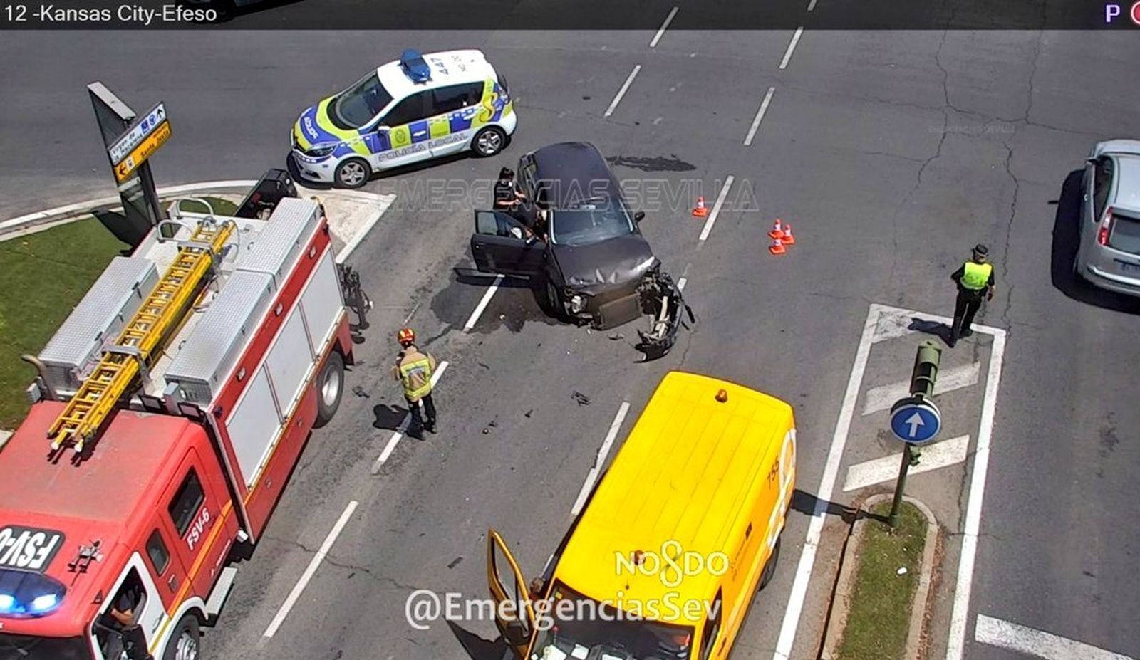 Un siniestro vial acontecido en la capital.
