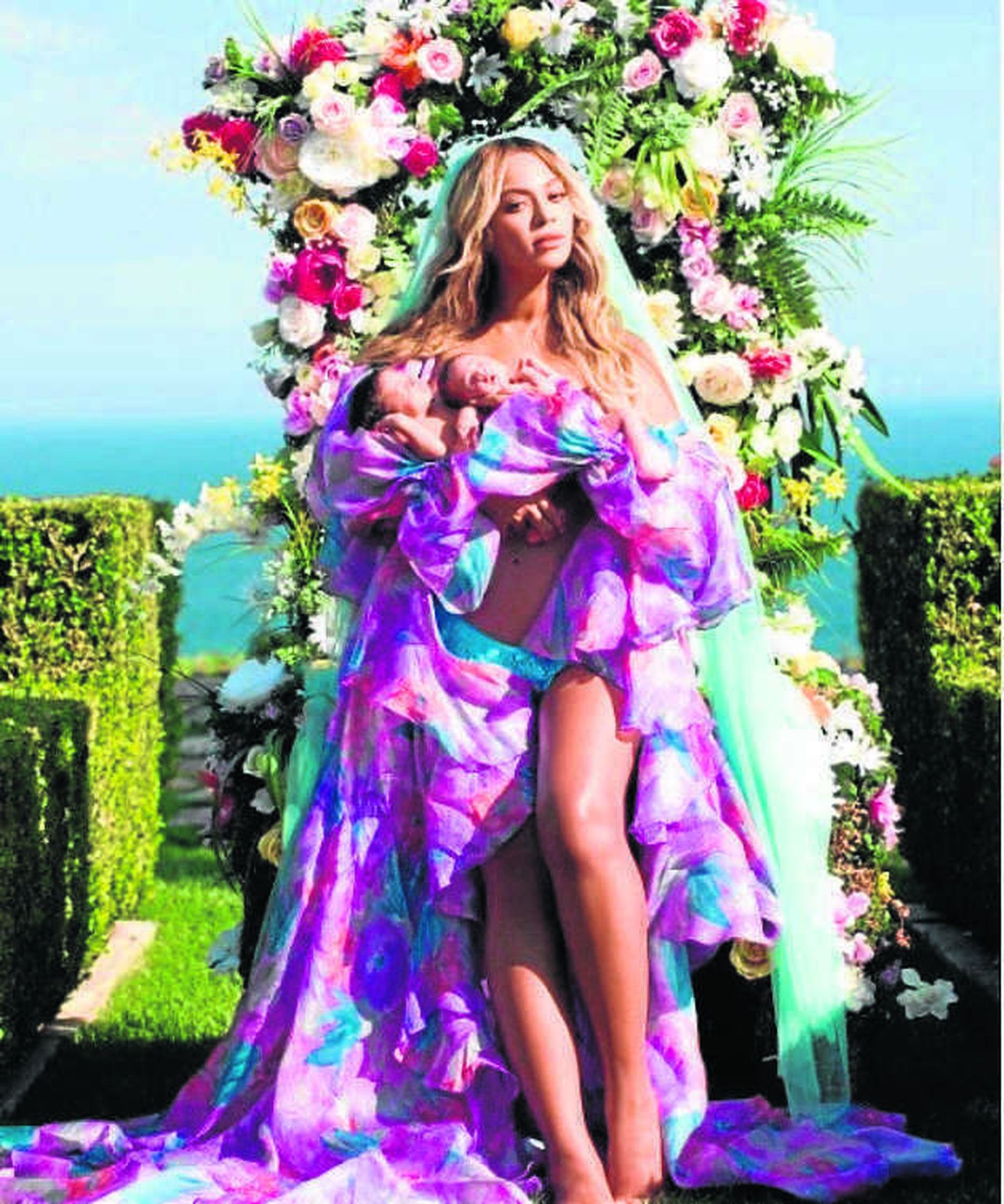 Beyoncé presenta a sus mellizos en Instagram