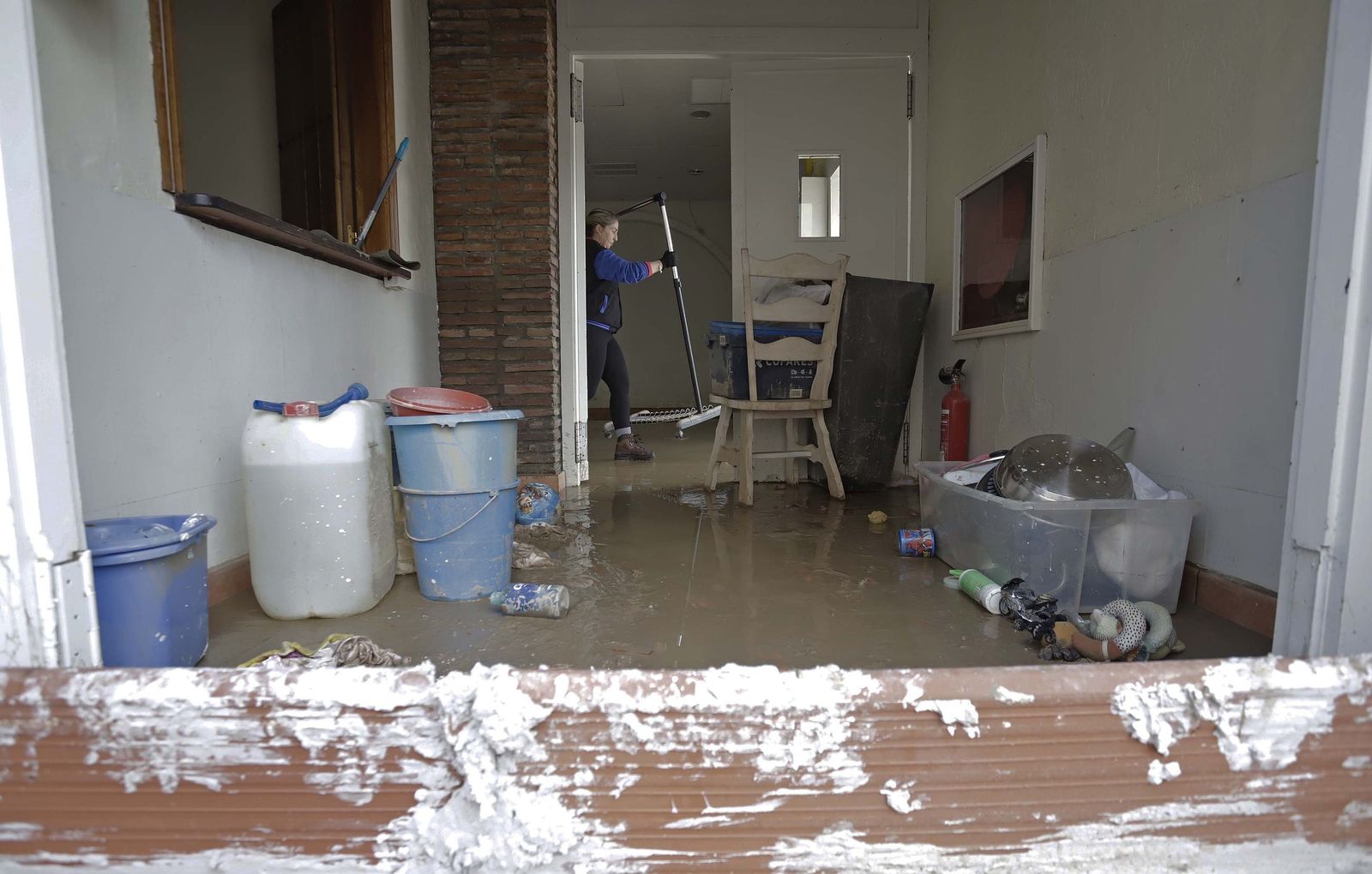 San Martín del Tesorillo después de la borrasca Marta, en imágenes