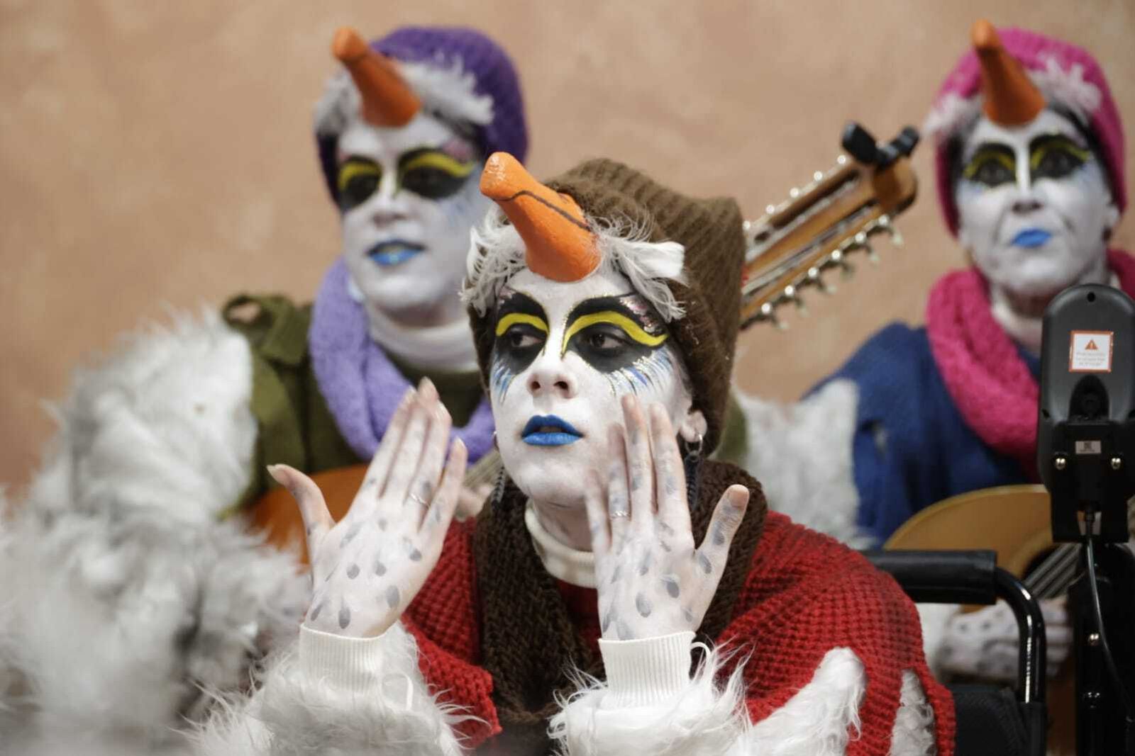 Coro Las del puerto en camerinos