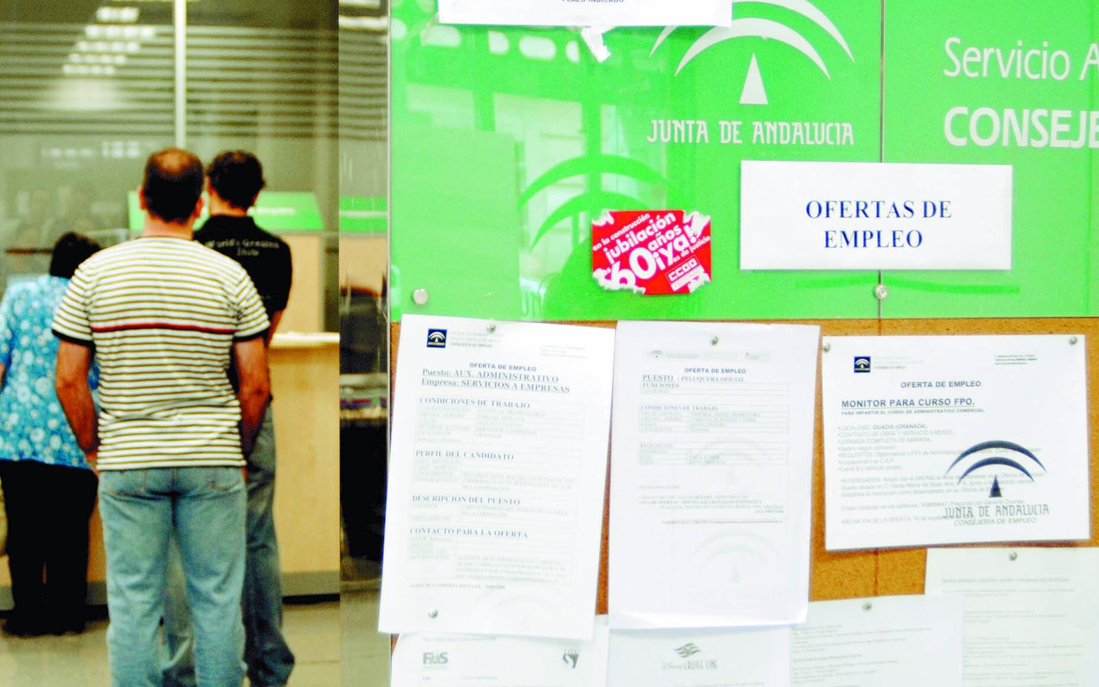 El paro, el principal problema para los granadinos en 2008.