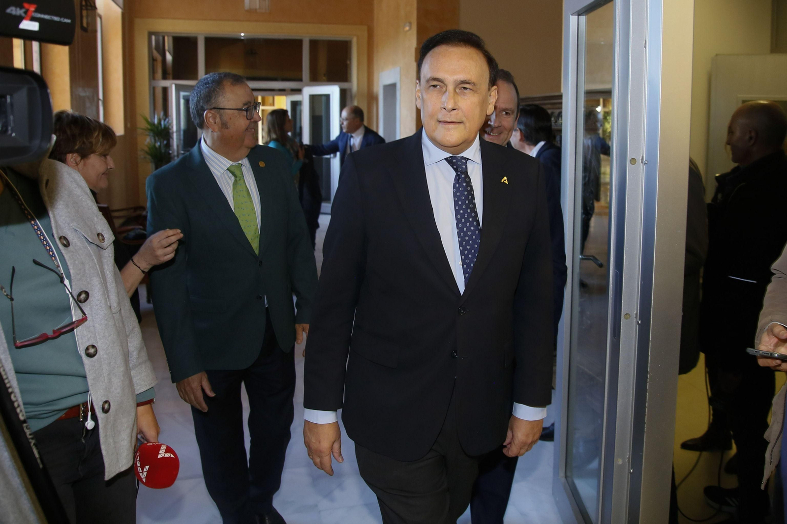 El consejero de Universidad, José Carlos Gómez Villamandos, este miércoles en Córdoba.