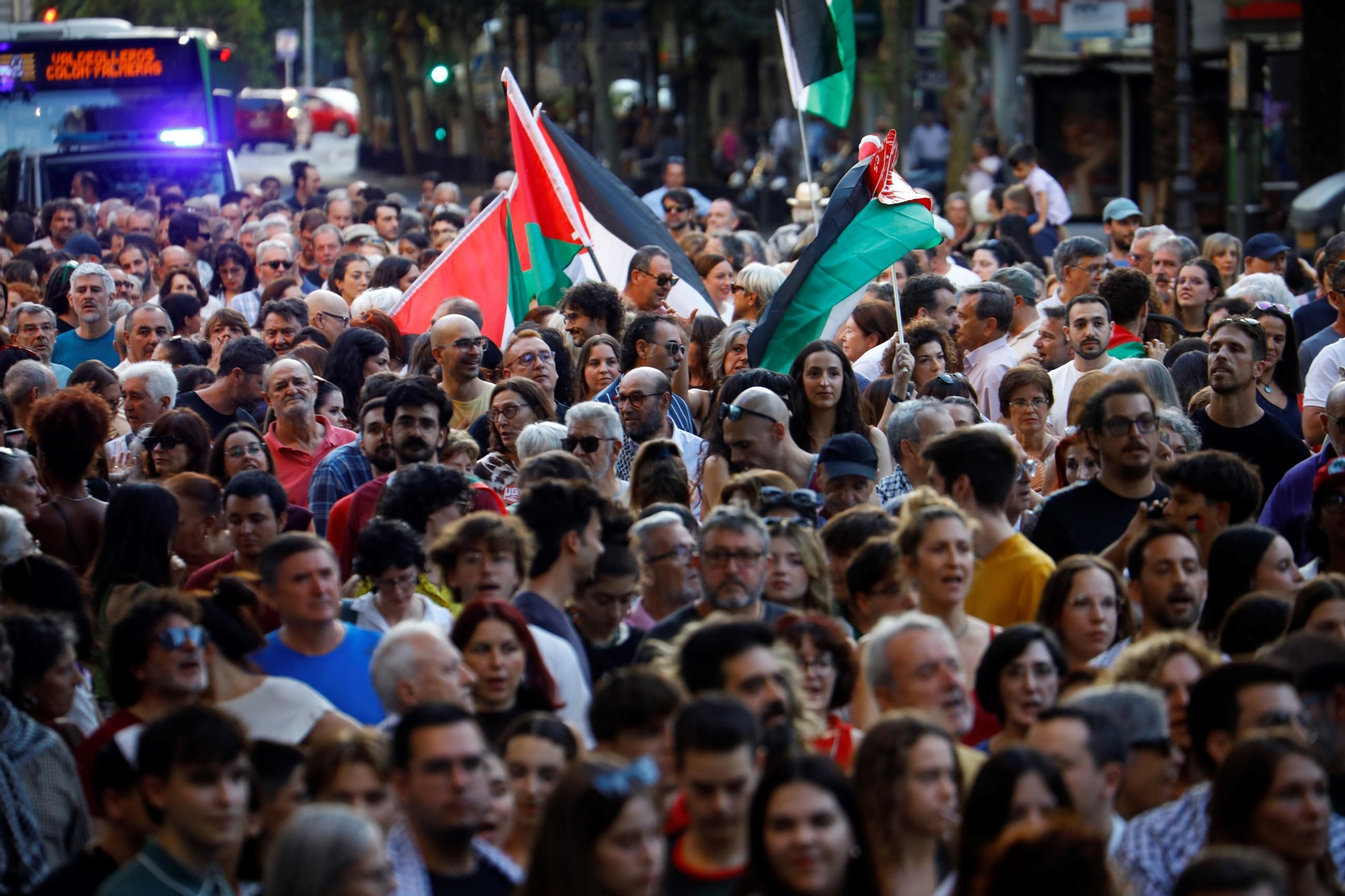 Las imágenes de la manifestación de Córdoba por Gaza