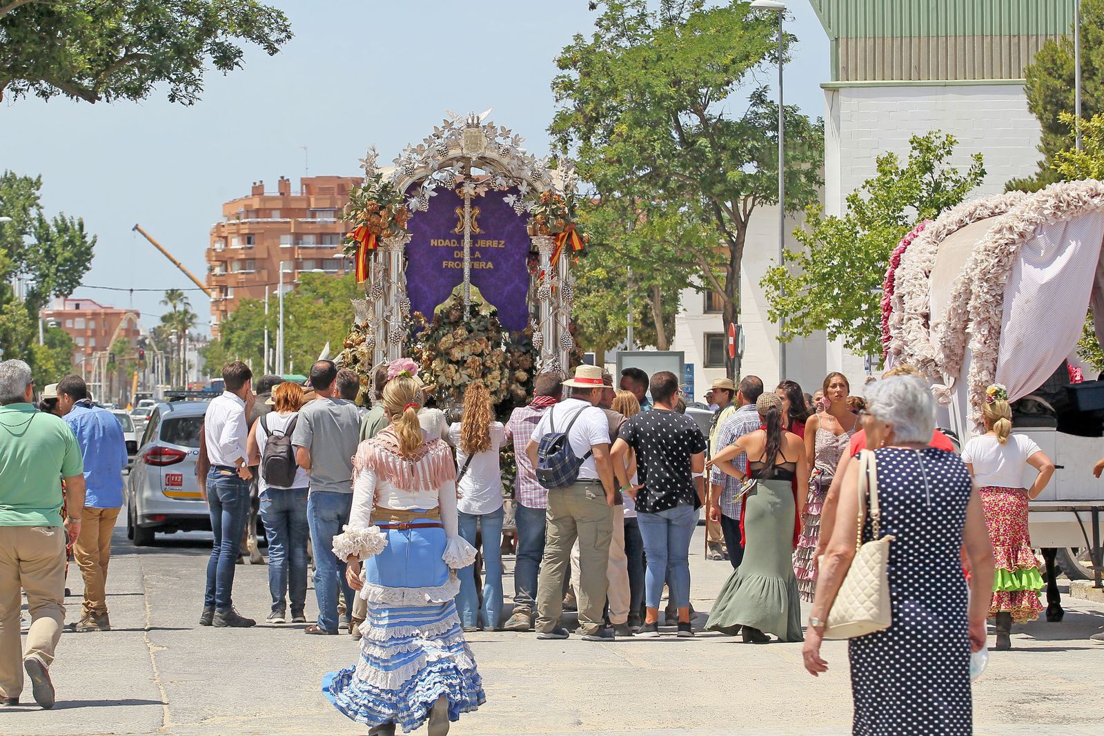 La Hermandad de Jerez llegando a casa