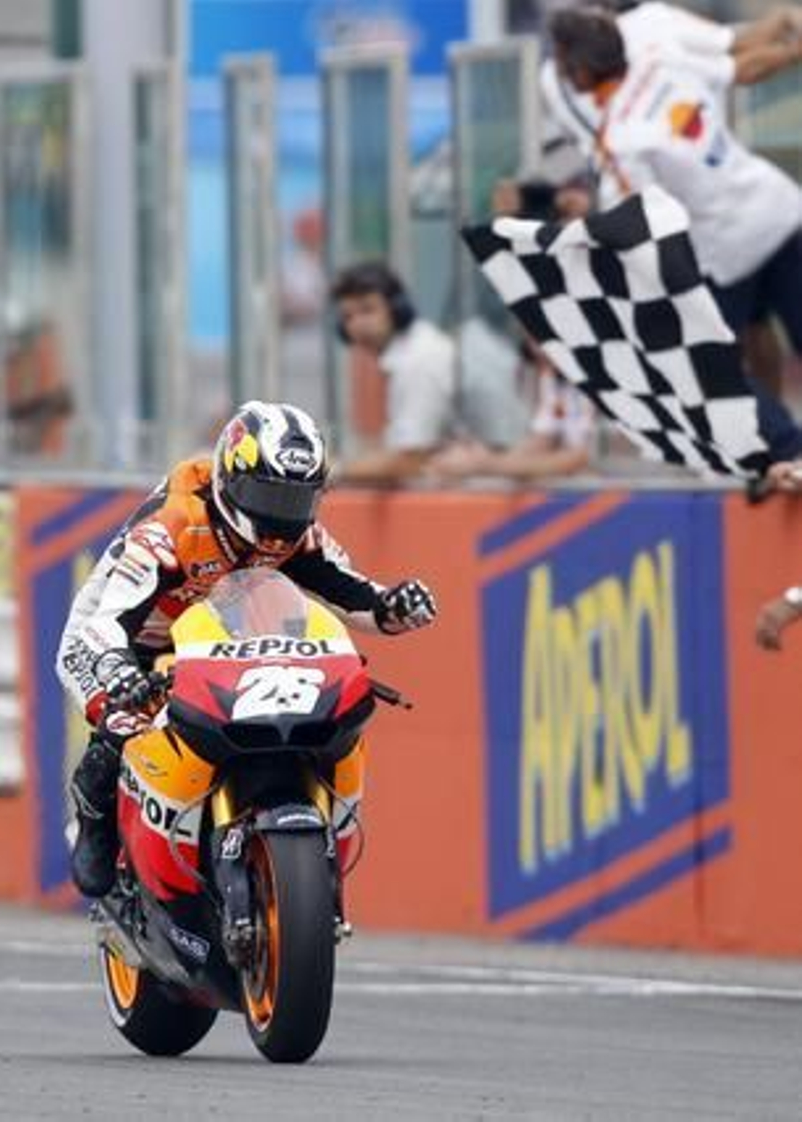 Dani Pedrosa, vencedor en el Gran Premio de San Marino.

Foto: Reuters