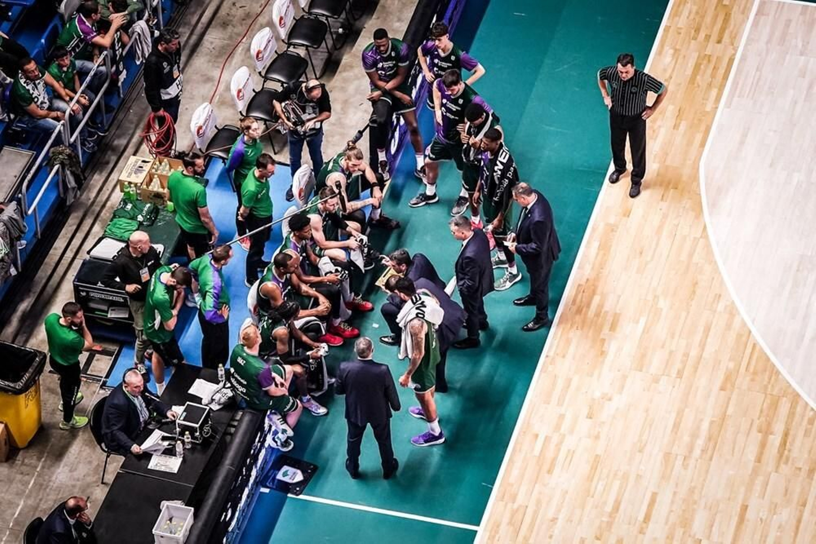 La plantilla del Unicaja