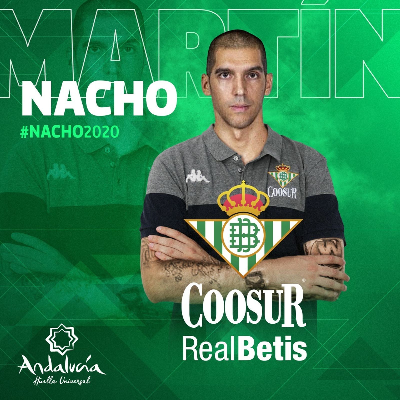 Nacho Martín, quinto fichaje para el Coosur Real Betis