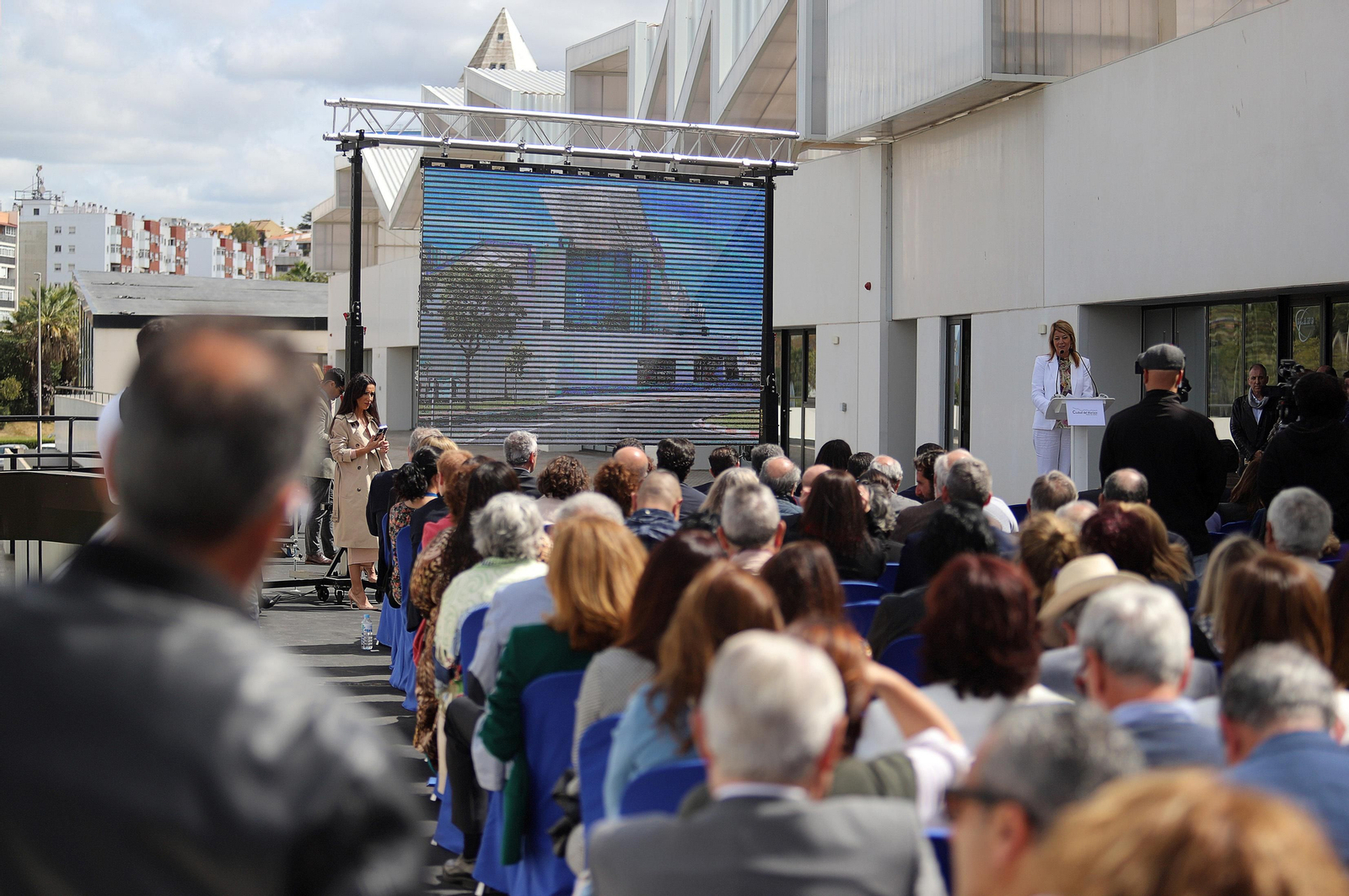 Imágenes del acto de inauguración del inicio de actividad de la Ciudad del Marisco