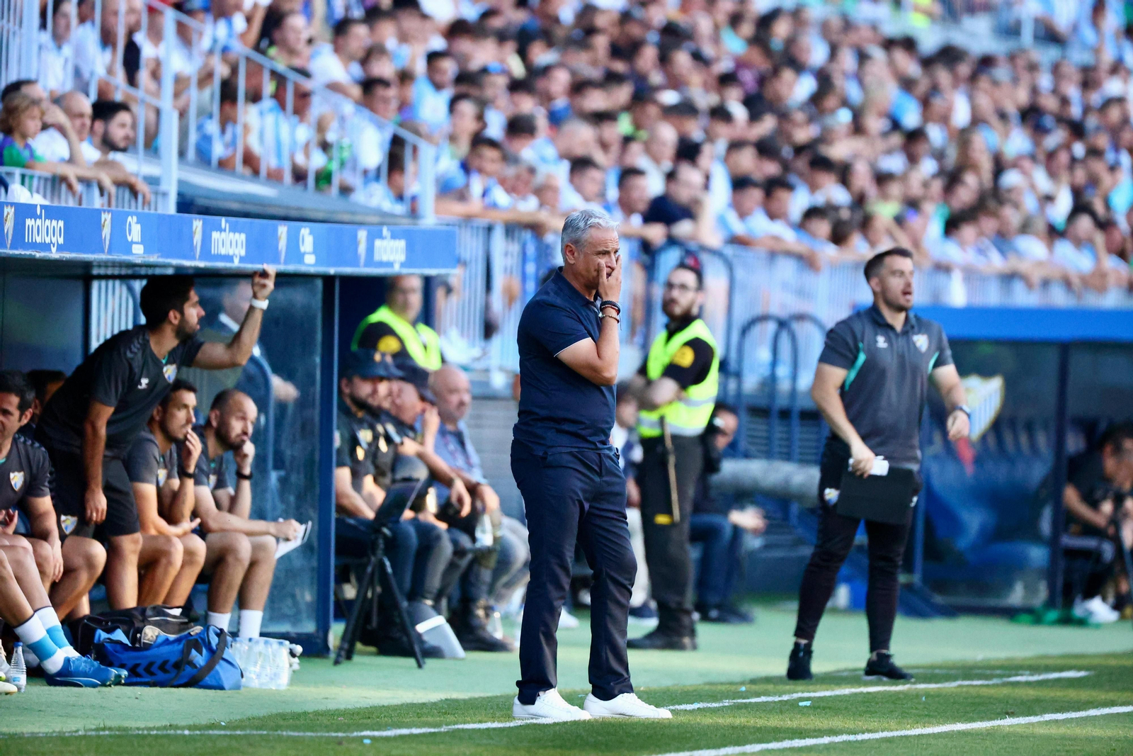 La ida de la final entre Málaga CF y Nàstic, en fotos