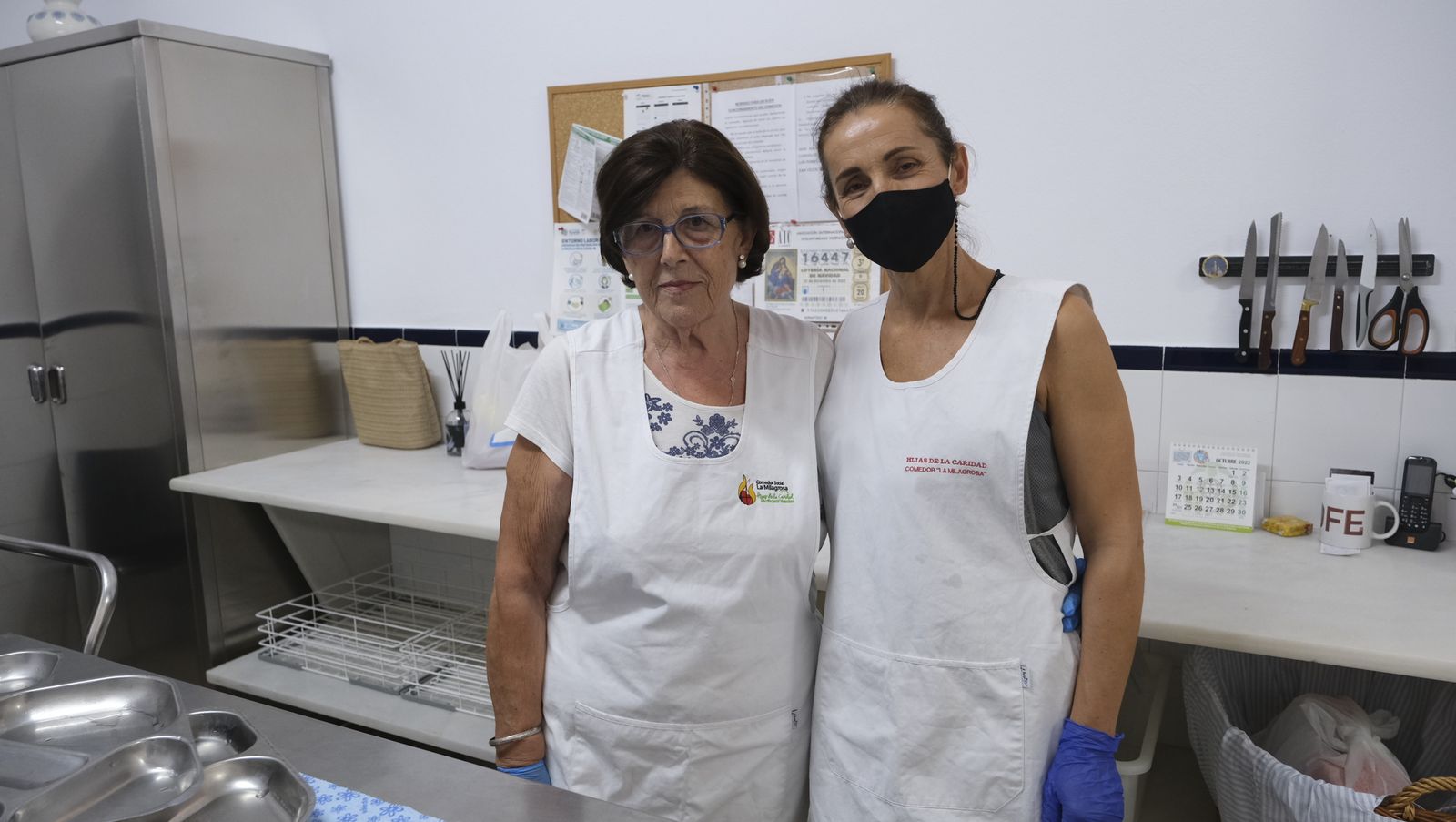 Imágenes del comedor social de La Milagrosa