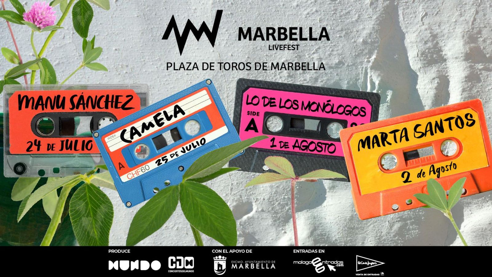 Las confirmaciones del Marbella Live Fest 2025.