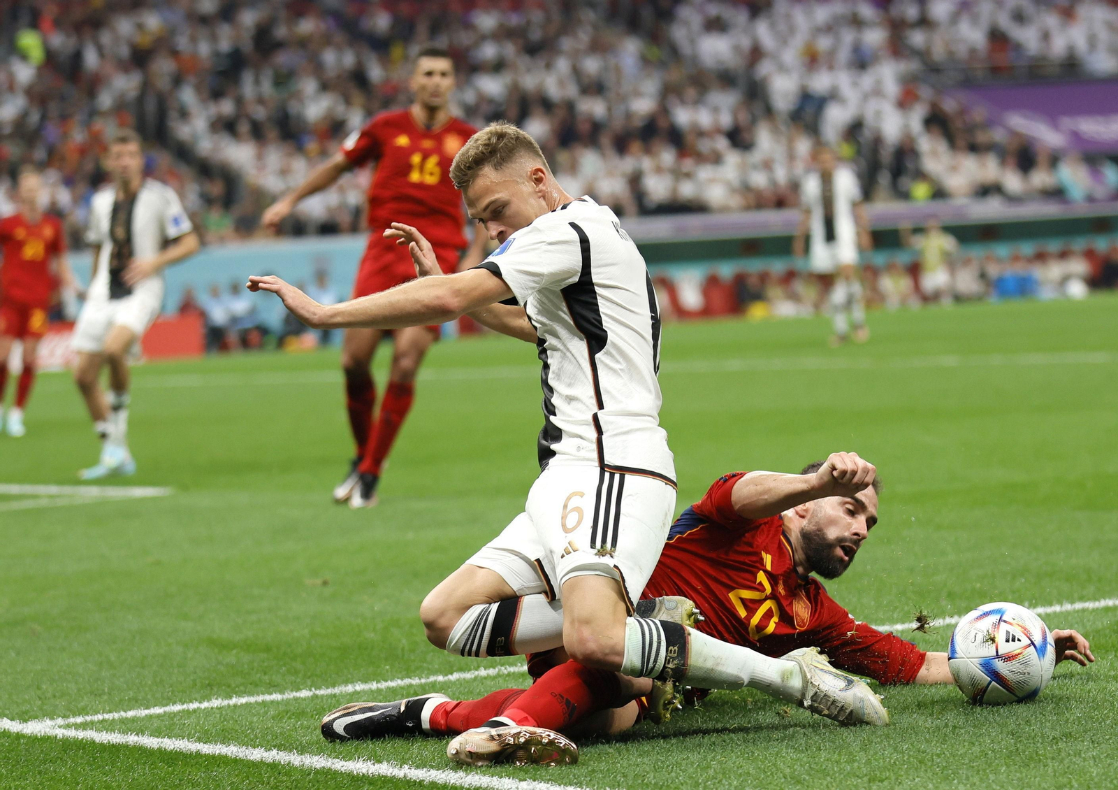 Las fotos del España-Alemania del Mundial de Qatar