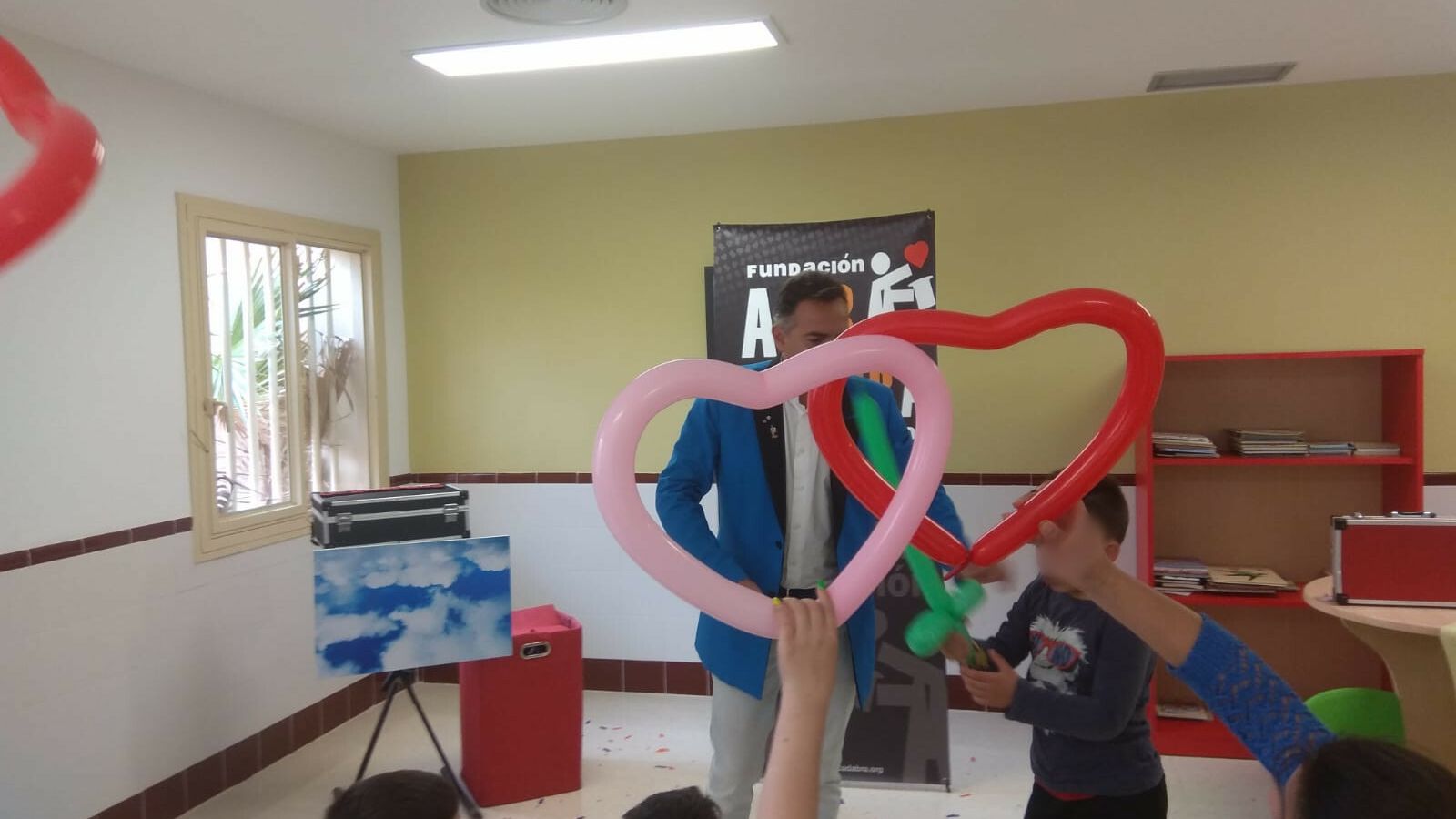 Globoflexia y juegos para amenizar el encuentro.