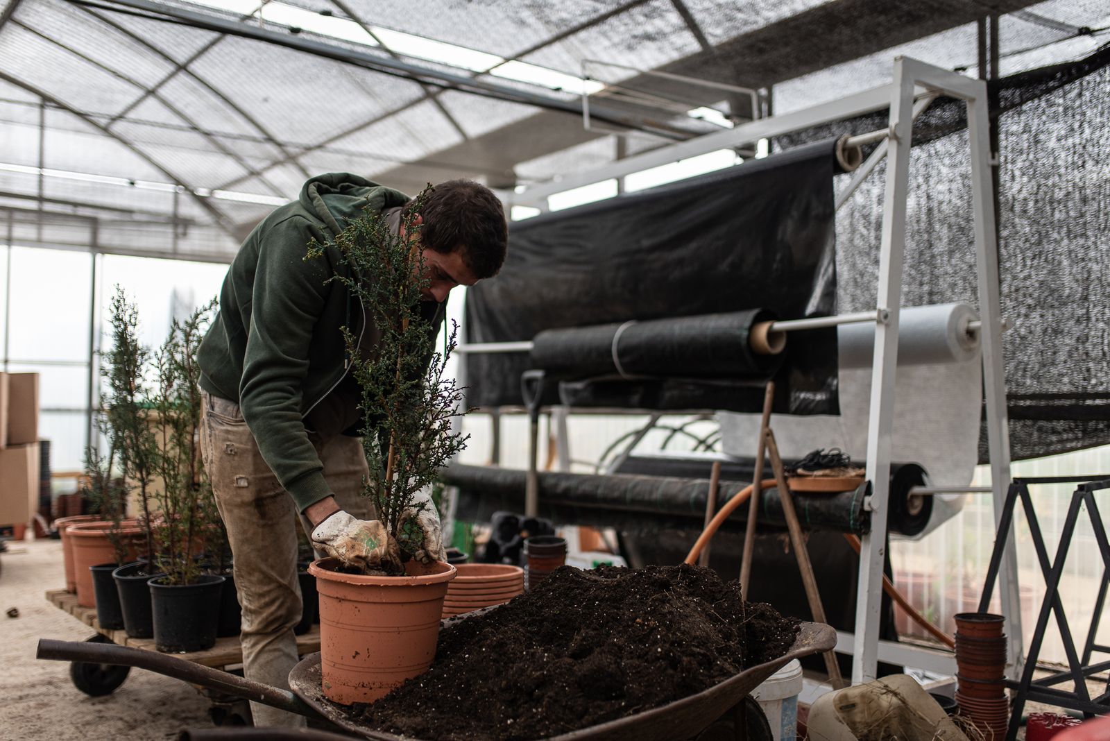Visita al vivero municipal en imágenes